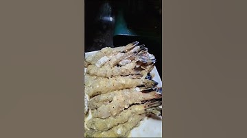 Crispy fried shrimp tempura 🍤