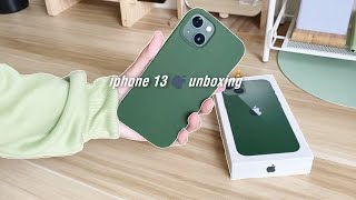 iphone 13 aesthetic unboxing & accessories