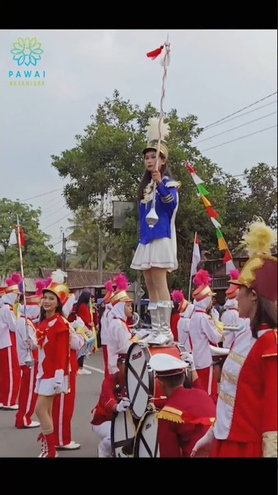 Aksi Mayoret Cantik Keren #drumband #mayoretcantik