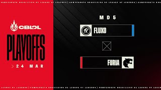 FLUXO x FURIA | CBLOL 2023: 1ª Etapa - Playoffs - Md5