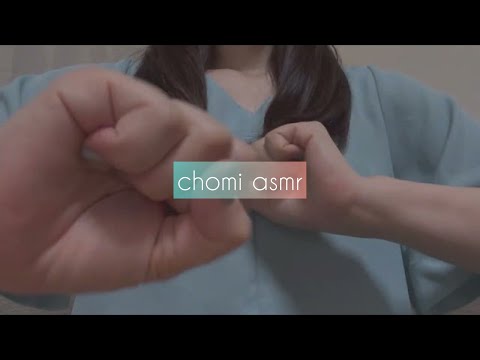 【ASMR】［1時間］ ぱ行のオノマトペとハンドムーブメント/ hand movement / whisper / mouth sounds