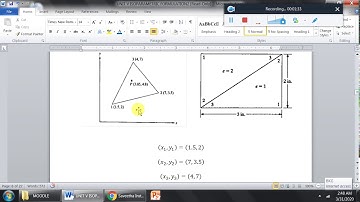 ANALYTICAL MODEL ISOPARAMETRIC FORMULATION CST TWO DIMENSIONAL ELEMENTS      PART III