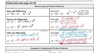 4.2 (Day 2) Adding, Subtracting, and Multiplying Polynomials Part 1