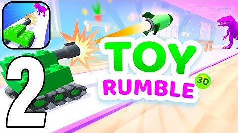 Toy Rumble 3D - Gameplay Walkthrough Part 2 Destroy evil toys (Android,iOS)