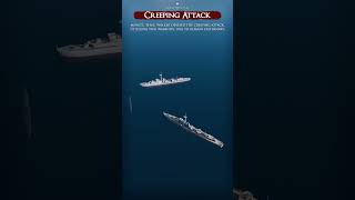 Creeping Attack Against Submarines #shorts #fypシ #fyp #tactical #naval #military #documentary #wwii