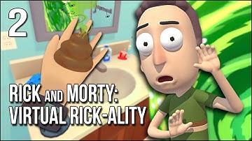 Rick and Morty VR | Part 2 | Jerry Gives Me "The Talk" While I