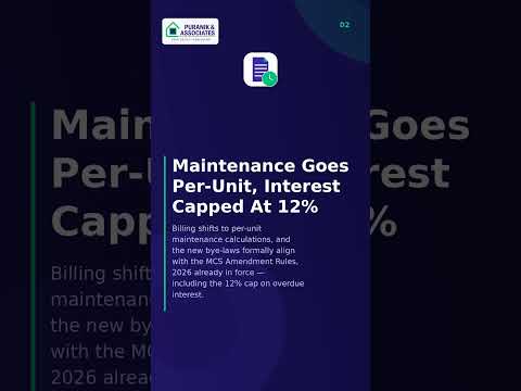 New Model Bye-Laws For Maharashtra Housing Societies From October 2026 | CHS #Shorts