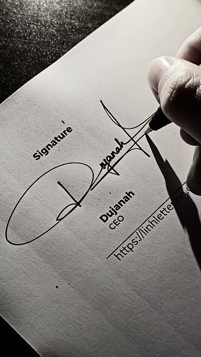 Download lagu Name: DUJANAH | Signature Design #Iitial #D