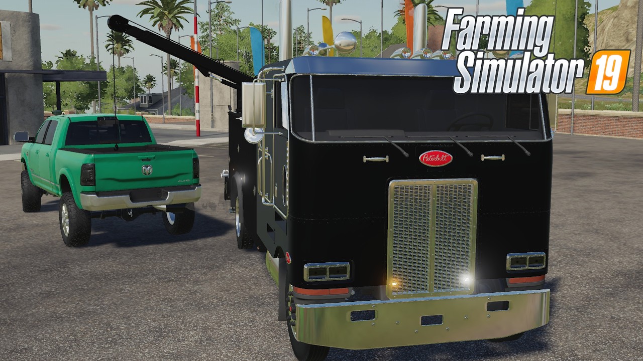 FS19 - Peterbilt SERVICE TRUCK with LIFT - NEW TRUCK MOD for Farming ...