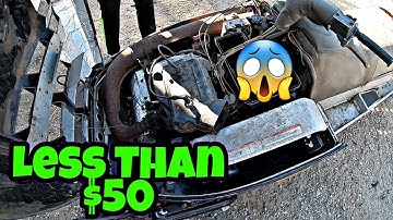 Less Than $50 Snowmobile Runs in a Few Short Minutes - Polaris Indy Trail Deluxe 488 for CHEAP