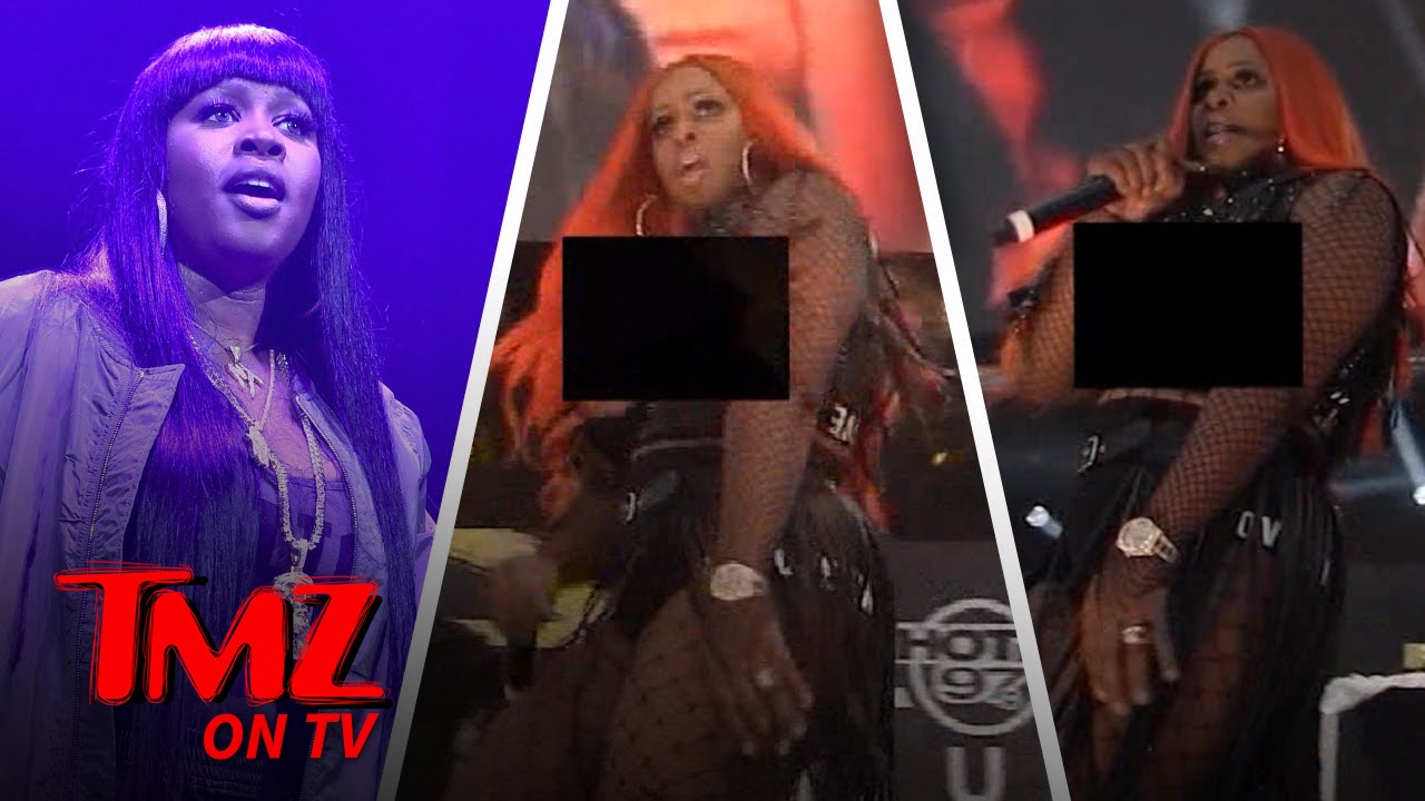 Remy Ma Has A Nip Slip While On Stage! 