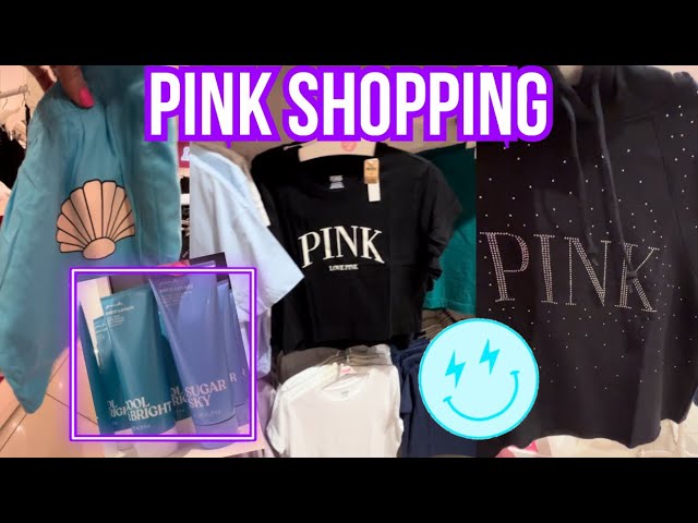 Victoria's Secret PINK Shopping 2023 New at PINK Shop With Me PINK SHOPPING  SHOPPING AT PINK 