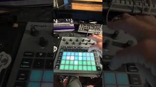 Practicing making #beats with my #music sampler for open mic night