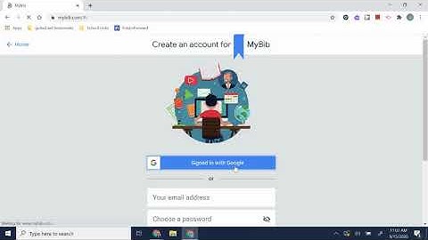 Using MyBib to Create MLA Citations for a Reference List [screencast]
