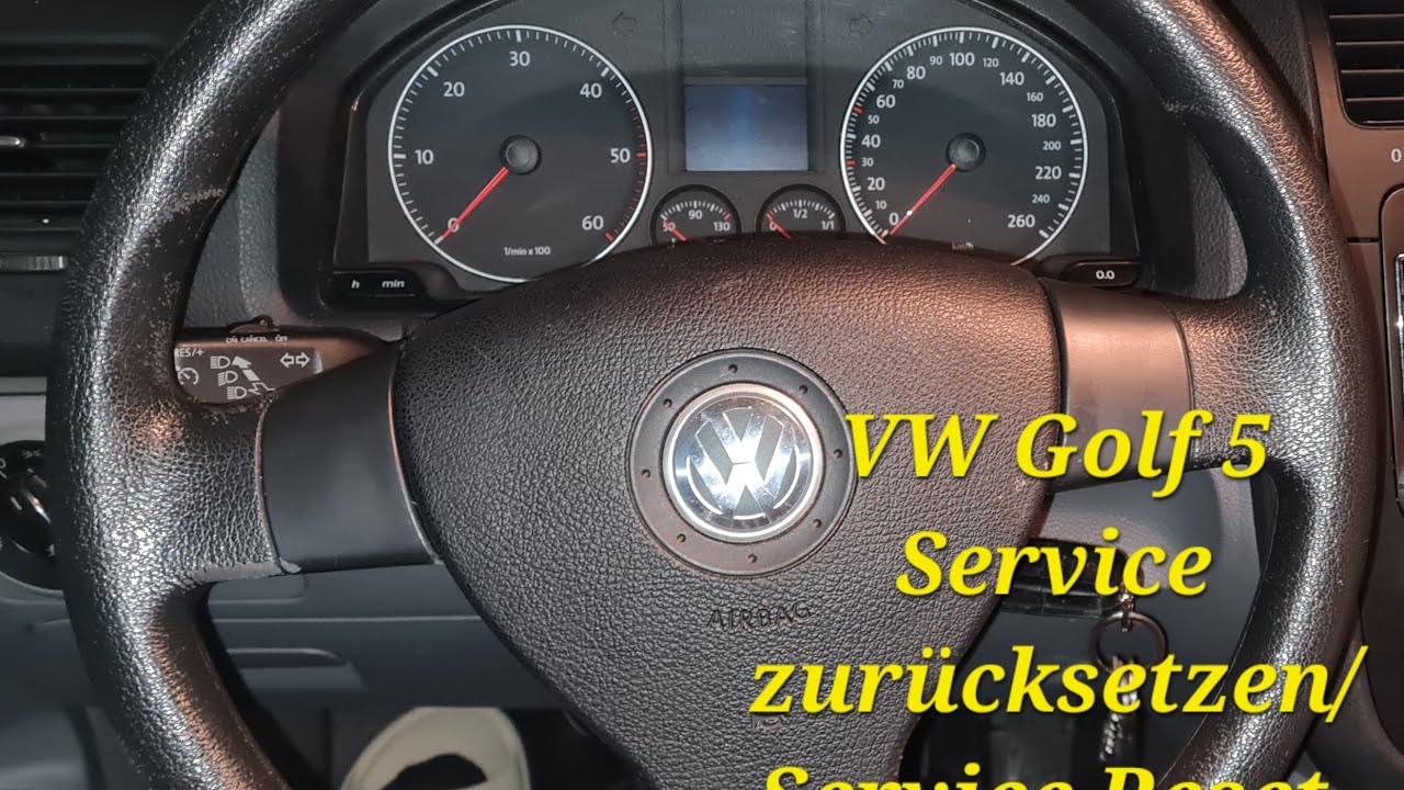 Golf5 Service Zurcksetzten