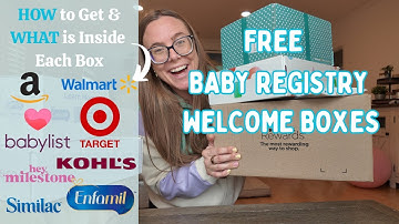 Unboxing ALL the Free Baby Registry Welcome Boxes | What