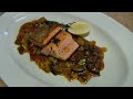 Filete de salmon ala ratatouille