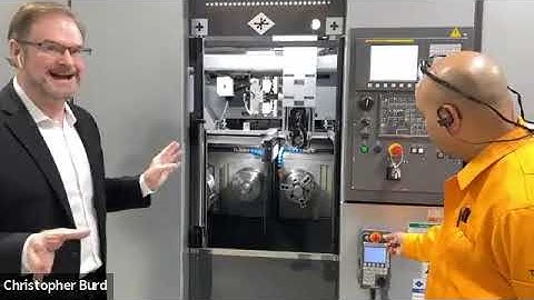 CNC Demo: Takamaz XW130M Live Tool. Twin Spindle, Twin Turret, Gantry Load CNC Turning Center
