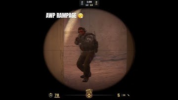 CS2 AWP ACE RAMPAGE #csgo #fps #pc #faceit