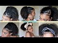 CUTE and EASY Updos/Ponytails Hairstyles for CURLY and NATURAL Hair