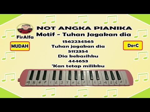 Not Pianika Tuhan Jagakan Dia Not Pianika Tuhan Jagakan Dia