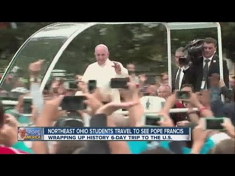 Pope Francis drives