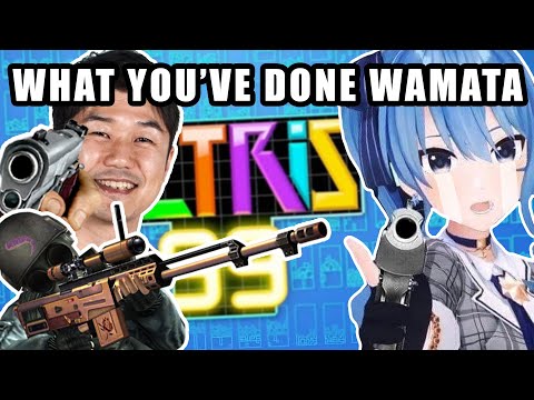 140 Seconds of Suisei Destroyed by WAMATA and YAGOO in Tetris 99