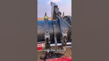 HDPE pipe buttfusion connection--Follow us for more update