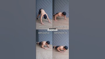 Top 4 push up variations to target different muscle groups 🙌