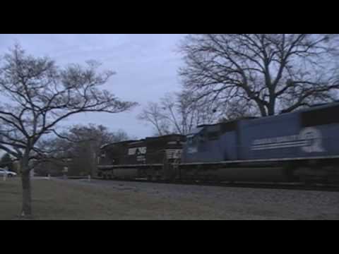 Norfolk Southern NS 222 Intermodal at Norcross, GA w/Conrail