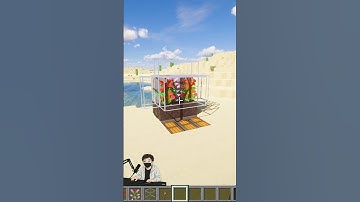 Flower farm tutorial 🌺 #minecraft #minecrafttutorial #minecraftshorts