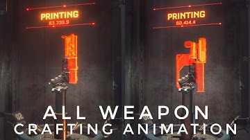 All Weapon Crafting Animation | The Callisto Protocol