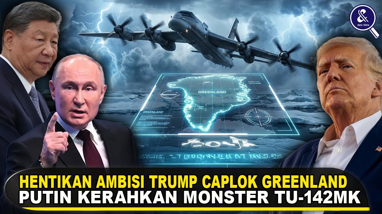 PUTIN KERAHKAN MONSTER TU-142MK, SAAT TRUMP SIAP CAPLOK GREENLAND! Rusia, China & Eropa Jegal Trump