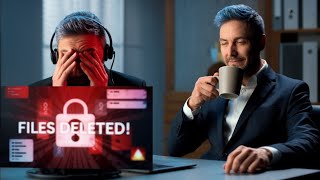 Scammer BEGS After I Delete His Files