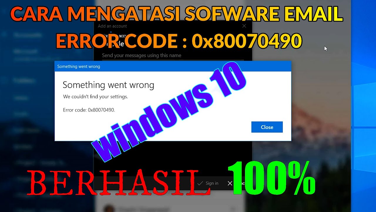 Error wrong code