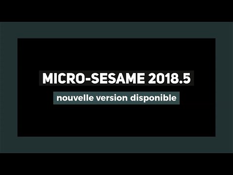 MICRO-SESAME 2018.5