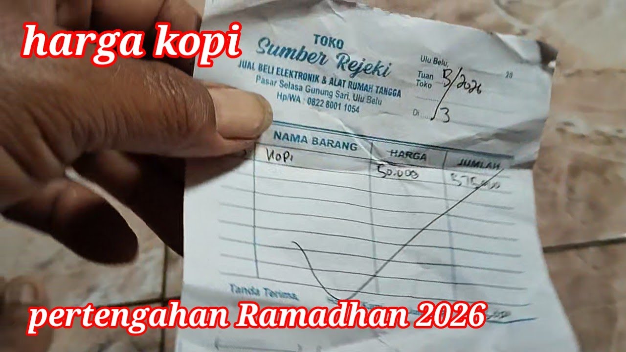 HARGA KOPI DI PERTENGAHAN RAMADHAN 2026