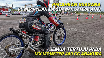 Insane Power!! The MX Monster 460cc "Abakura" Uses Nitro Fuel, a First in Indonesia