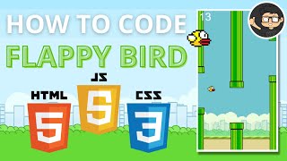 Create Flappy Bird clone in Javascript HTML CSS screenshot 3