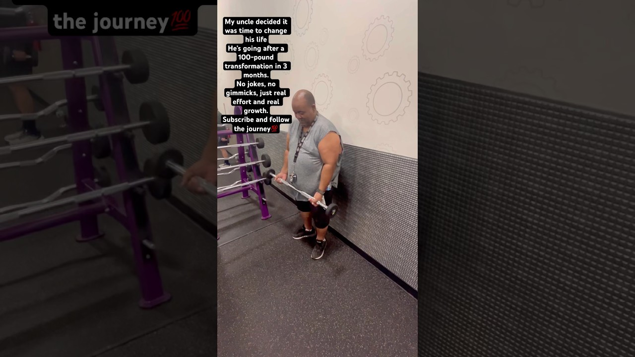 My uncle is going after a 100 pound weight lost in 3 months no jokes ! stay tuned for the journey🦾