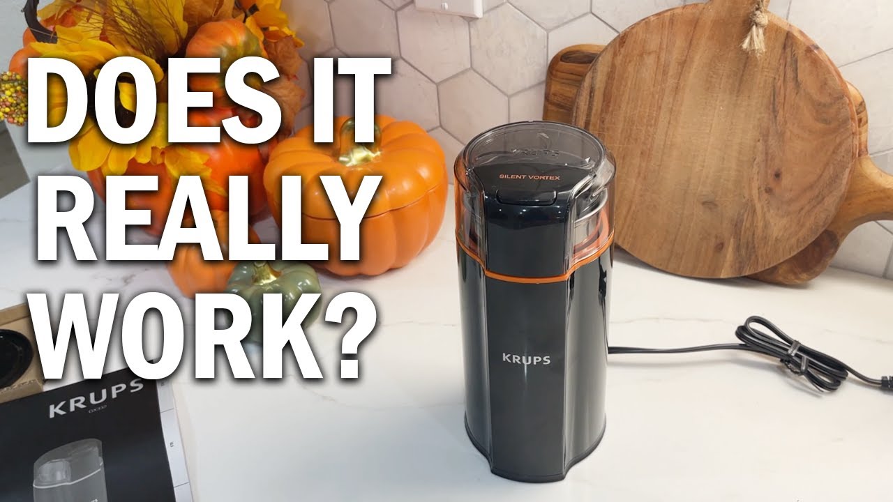 Krups Silent Vortex Coffee and Spice Grinder Review - Does It