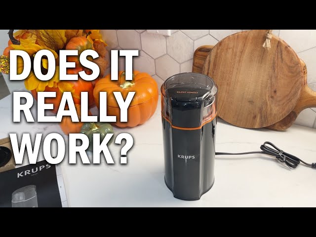 Krups Silent Vortex Coffee and Spice Grinder Review - Does It Really Work?  