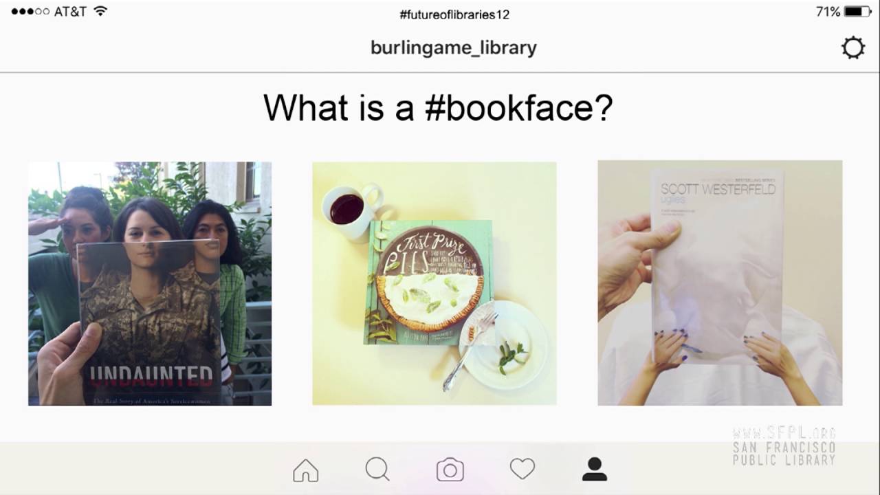  Instagram Bookface Friday At Future Of Libraries 12 0 YouTube