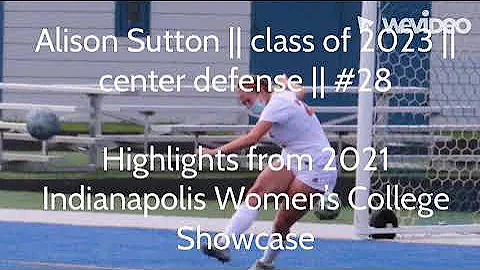 Alison Sutton class of 2023 highlights from the 20...