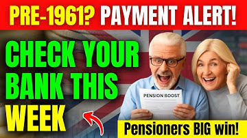 💷 DWP Staatspensioen Alert 2025 — Ontvangen gepensioneerden van vóór 1961 deze week extra betalin...