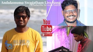 Video thumbnail of "Andukonuma Swaagatham Song 🔴 LIVE! - Avinash Ansel Keys - Samuel Katta Rythms - Singer Kishore"