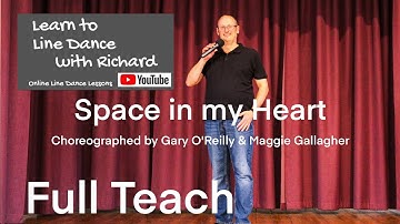 IMPROVER LINE DANCE LESSON 66 - Space in my Heart - Part 1 - Full Teach