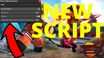 Anime Fighting Simulator  Script GUI - Auto Farm and Auto Training
