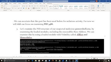 Memory Forensics Analysis (Process Injection) Using Volatility.