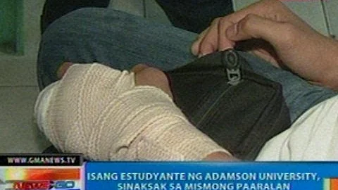 NTG: Isang estudyante ng Adamson University, sinaksak sa mismong paaralan